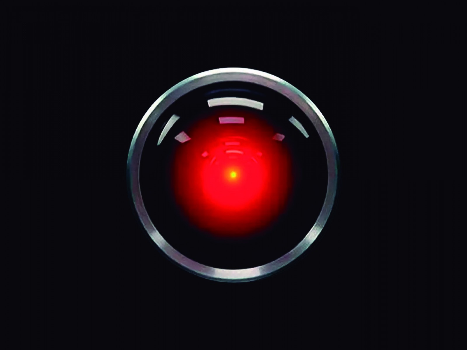 Imatge de HAL 9000, el superordinador de la pel·lícula '2001. A Space Odyssey' d'Stanley Kubrick