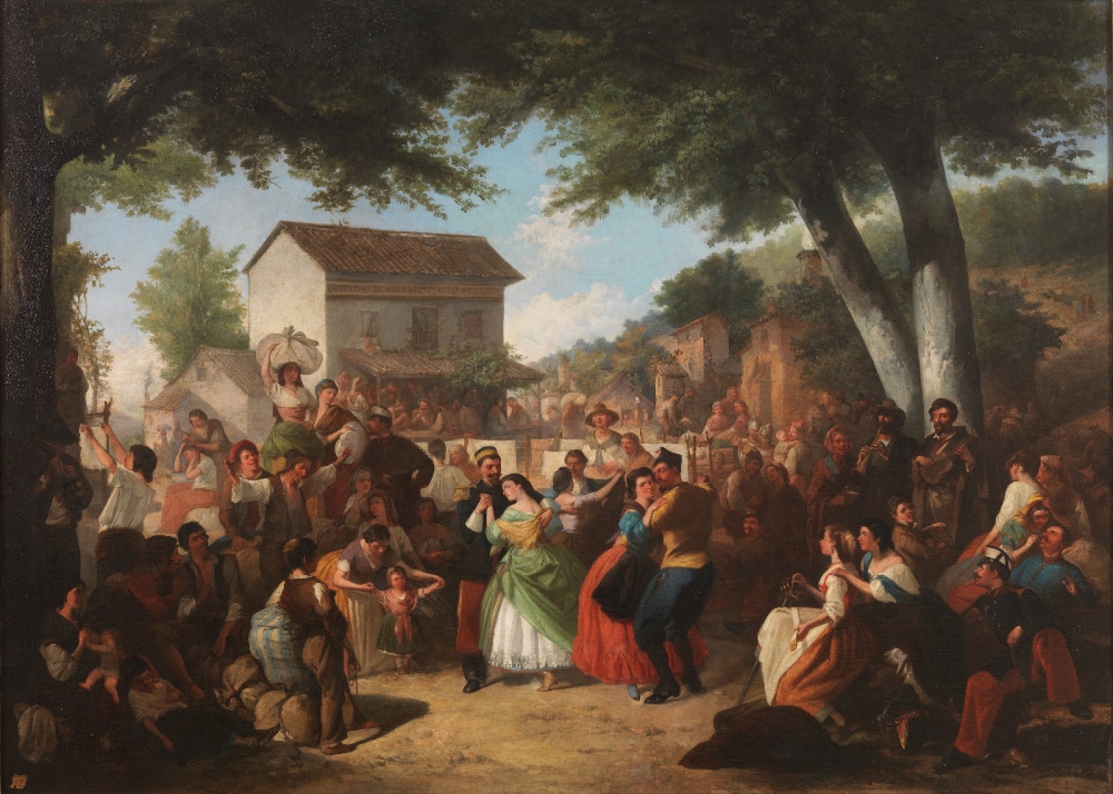 Manuel Rodríguez de Guzmán, 'Las habaneras' (1862). 