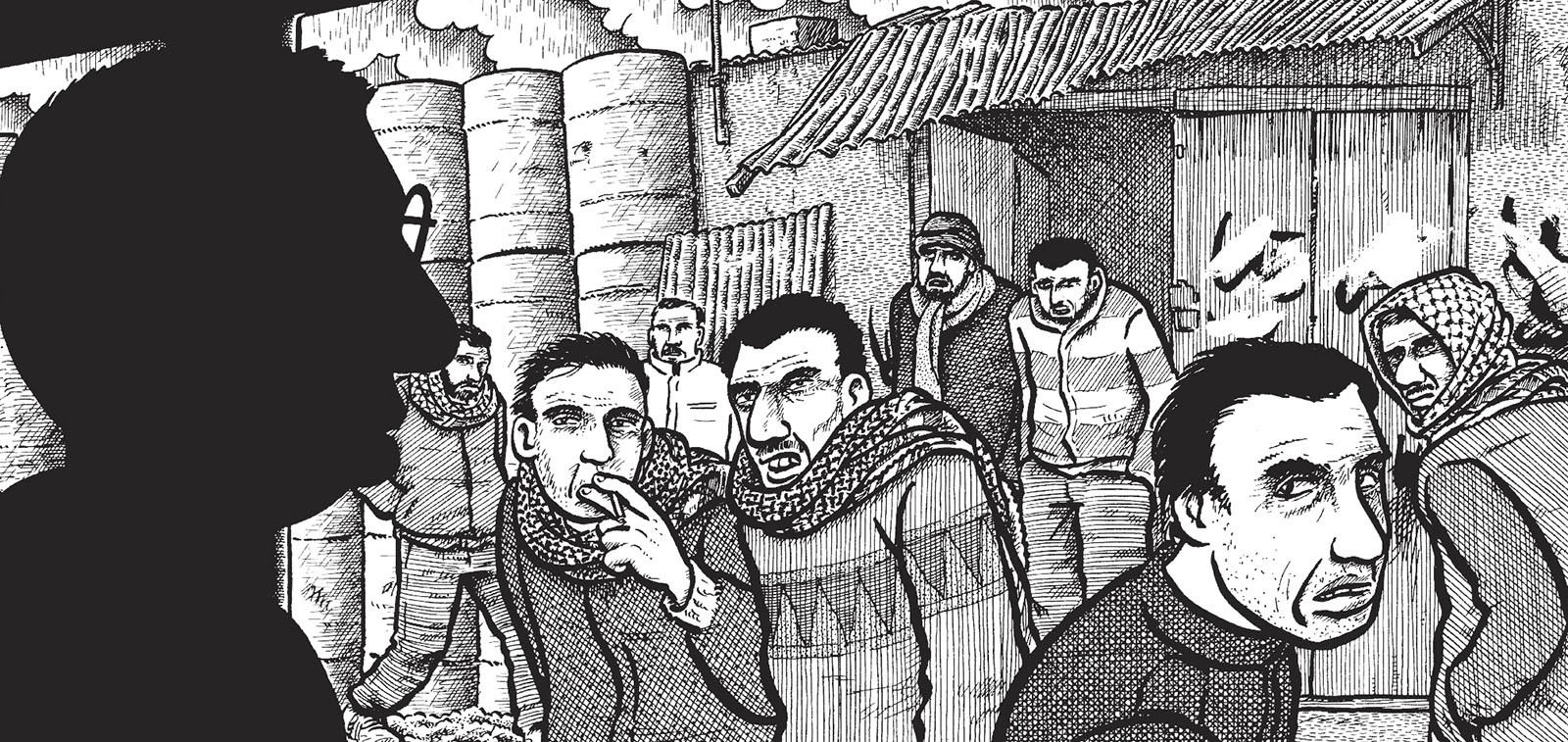 Una pàgina interior de 'Palestina', de Joe Sacco (Planeta, 2002).