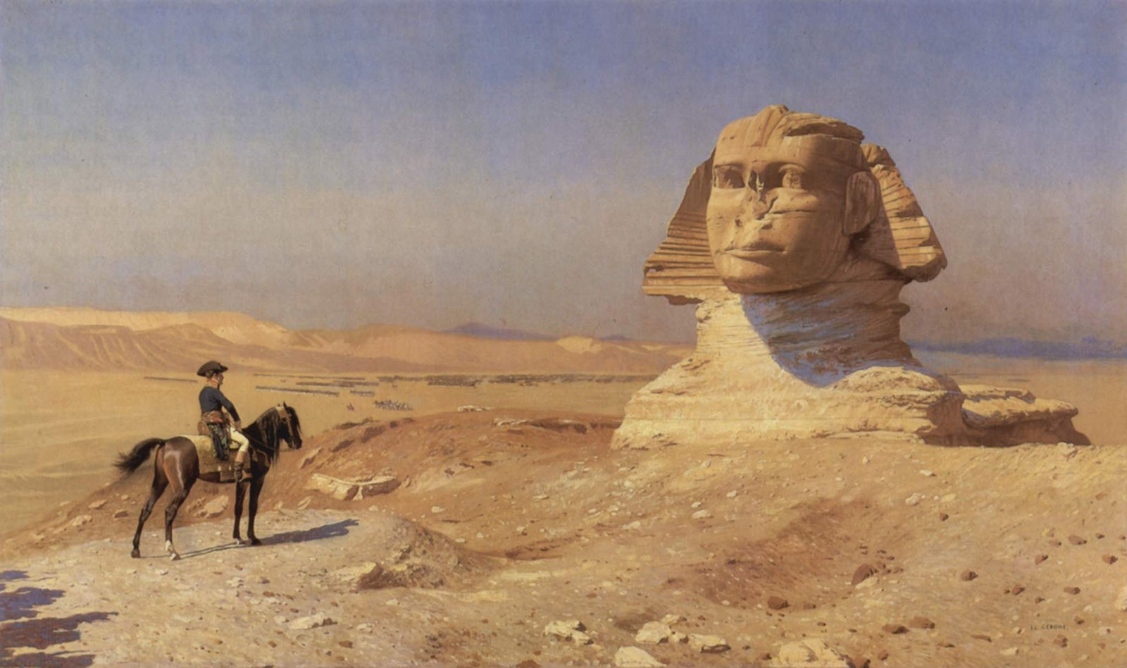 'Bonaparte devant le Sphinx'. Jean-Léon Gérôme