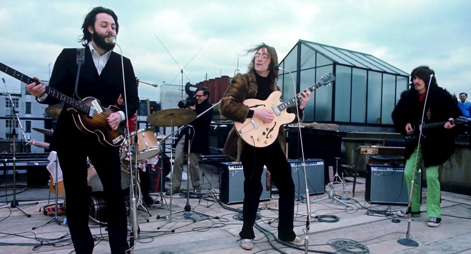 Els Beatles al documental Let It Be, 1970.