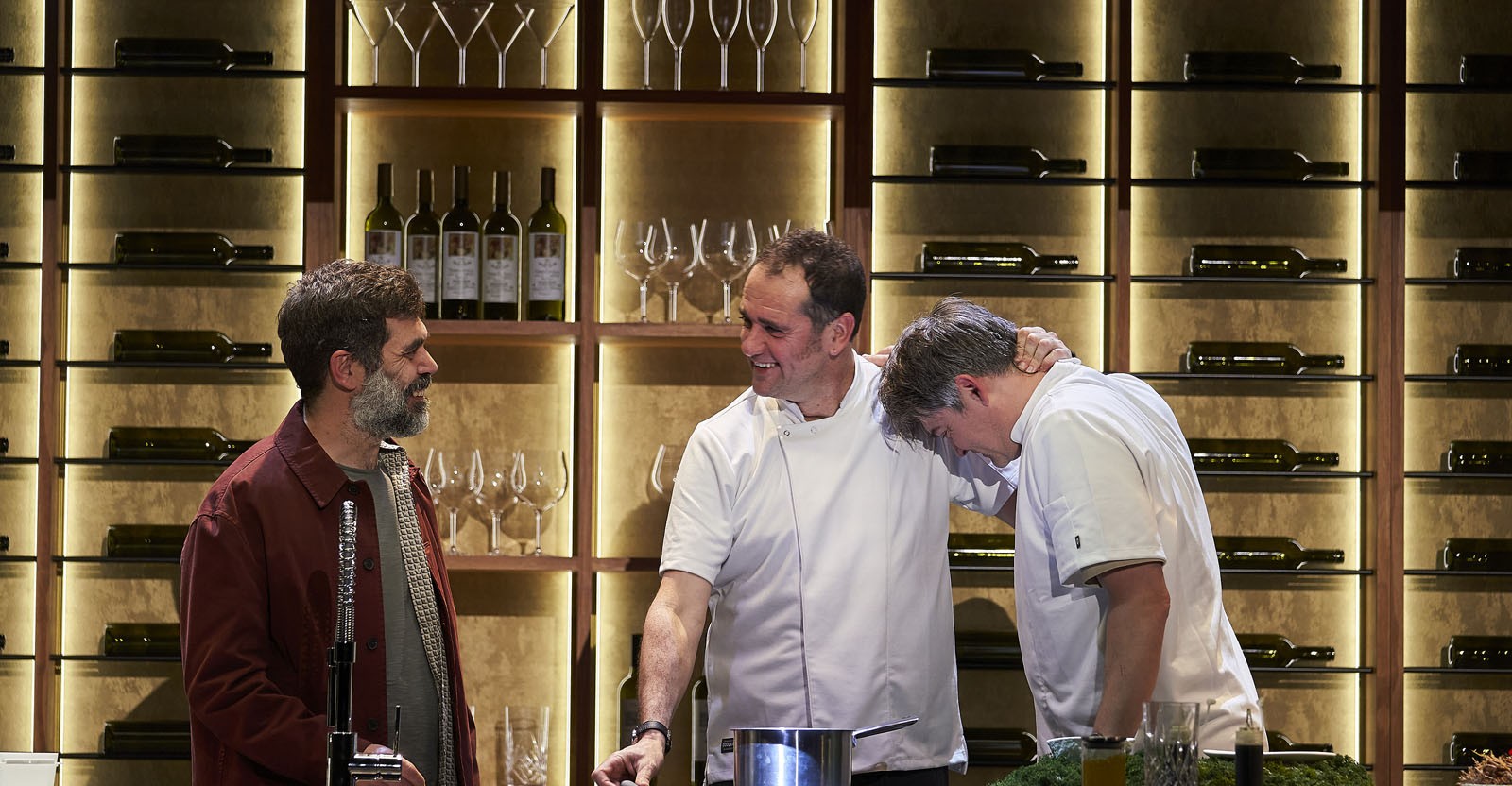 Joan Arqué, Roger Coma i Òscar Muñoz a Menú tancat