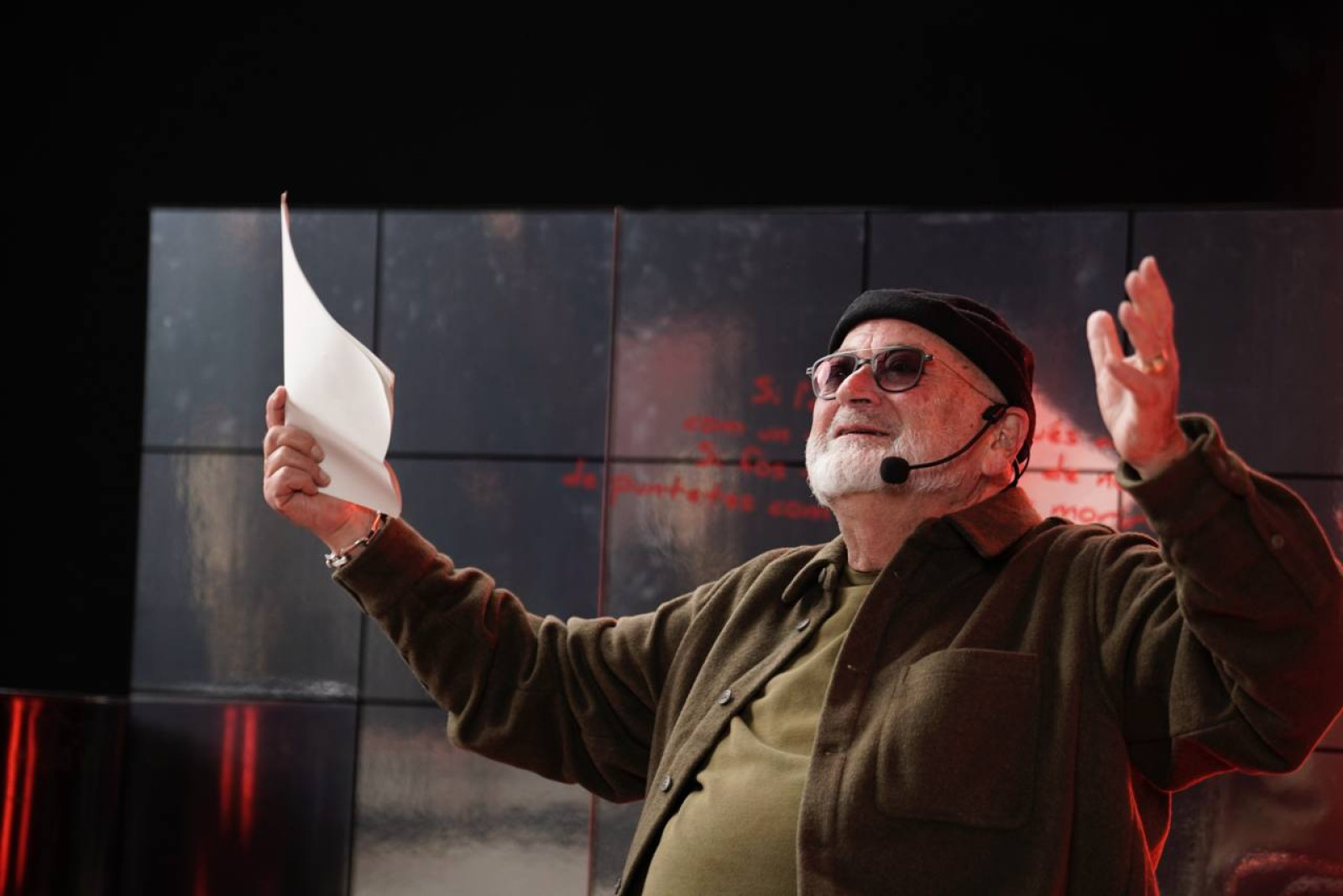 Biel Mesquida, en l'acte en què es va anunciar el guardó, dijous 19 de març