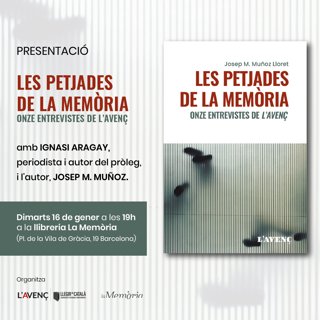 Presentació del llibre 'Les petjades de la memòria