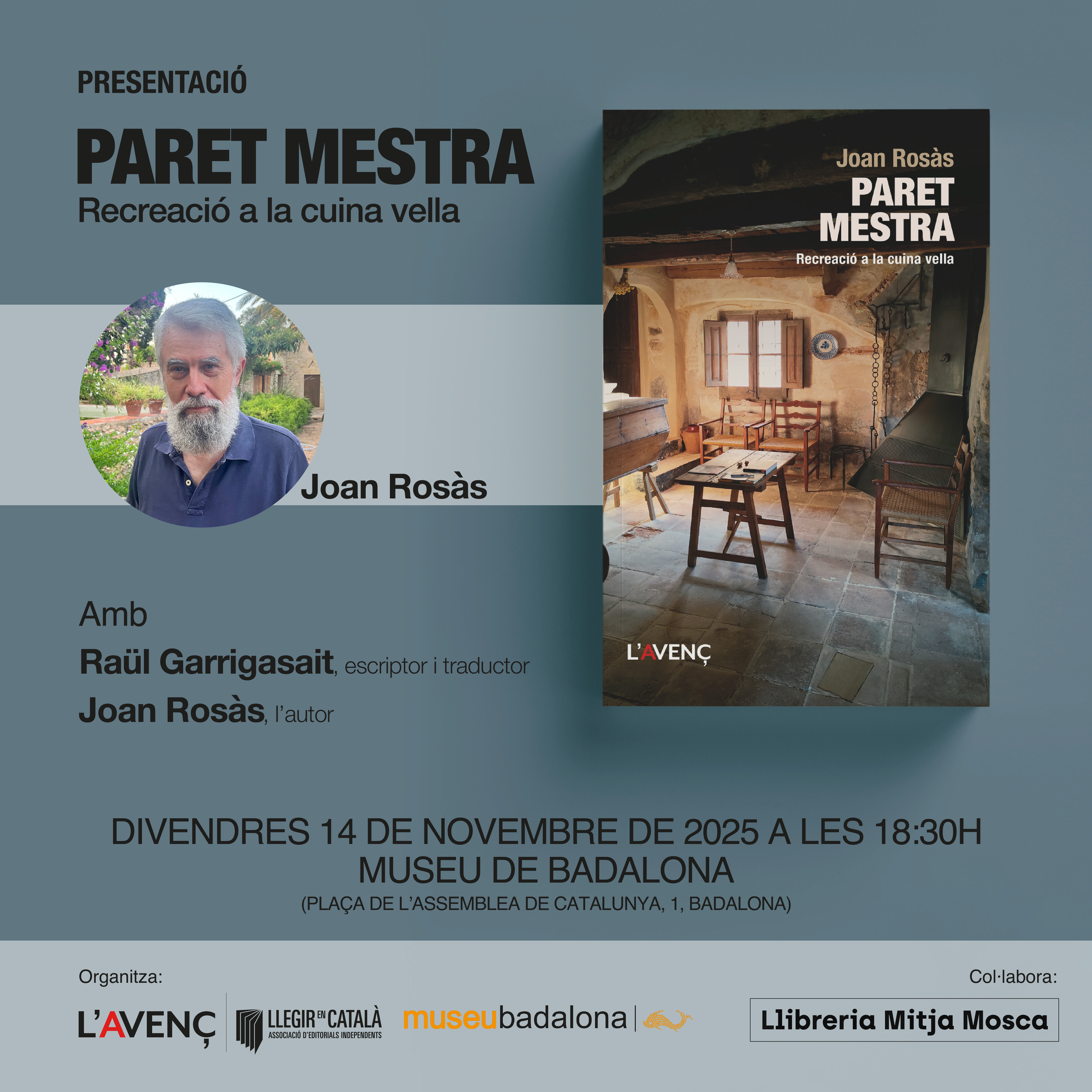 Presentació de 'Paret mestra' al Museu de Badalona