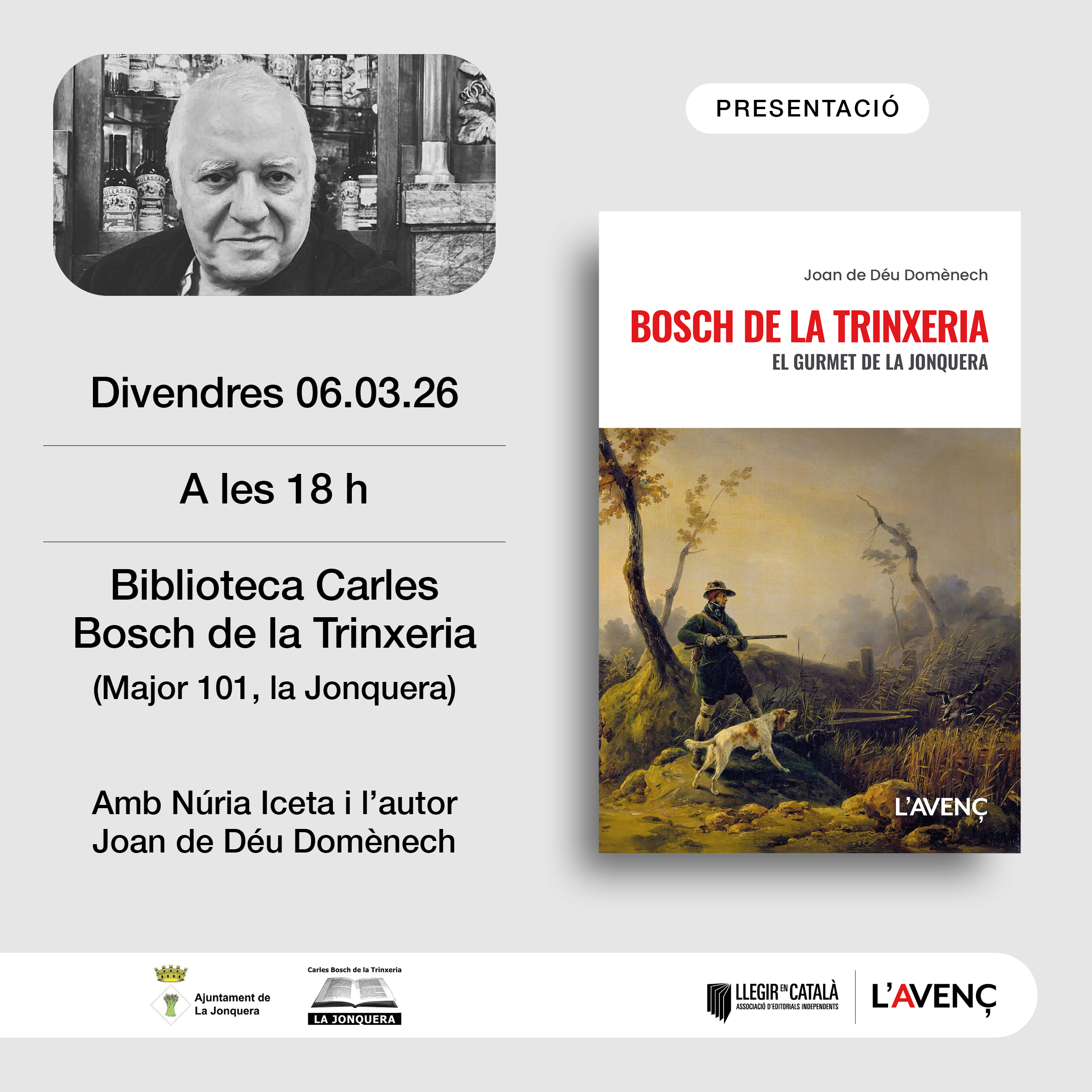 Presentació de 'Bosch de la Trinxeria'