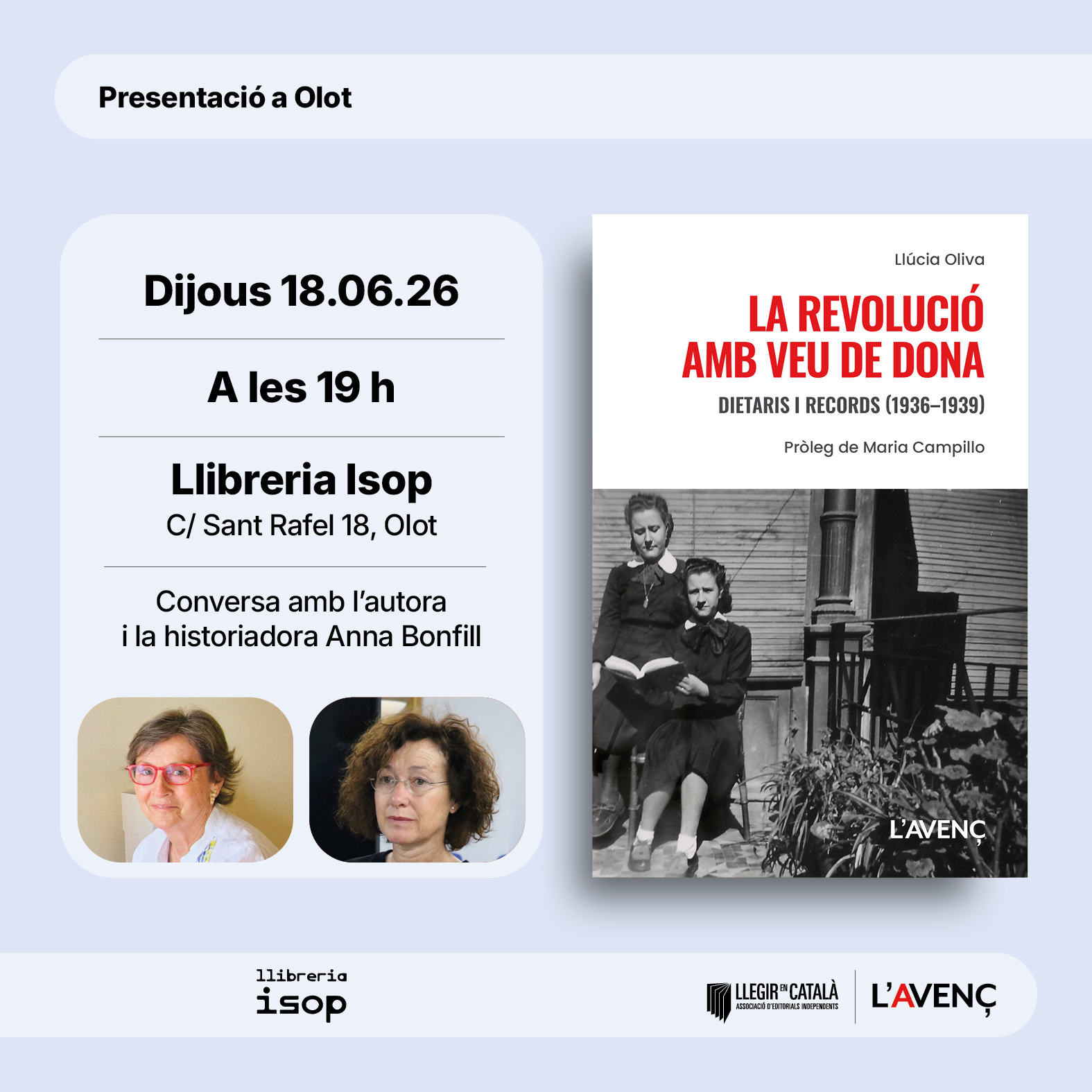 Presentació de 'La revolució amb veu de dona'