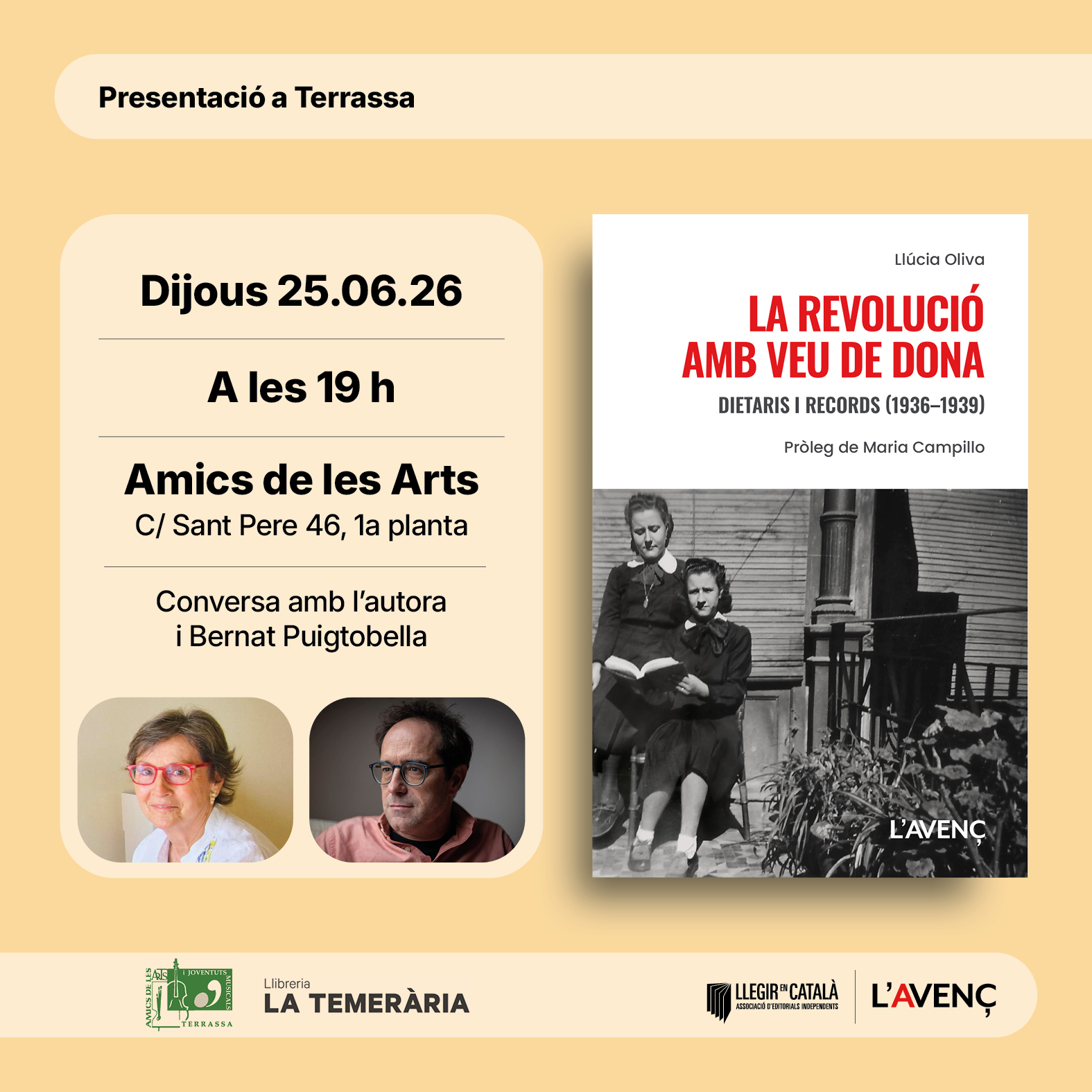 Presentació de 'La revolució amb veu de dona'