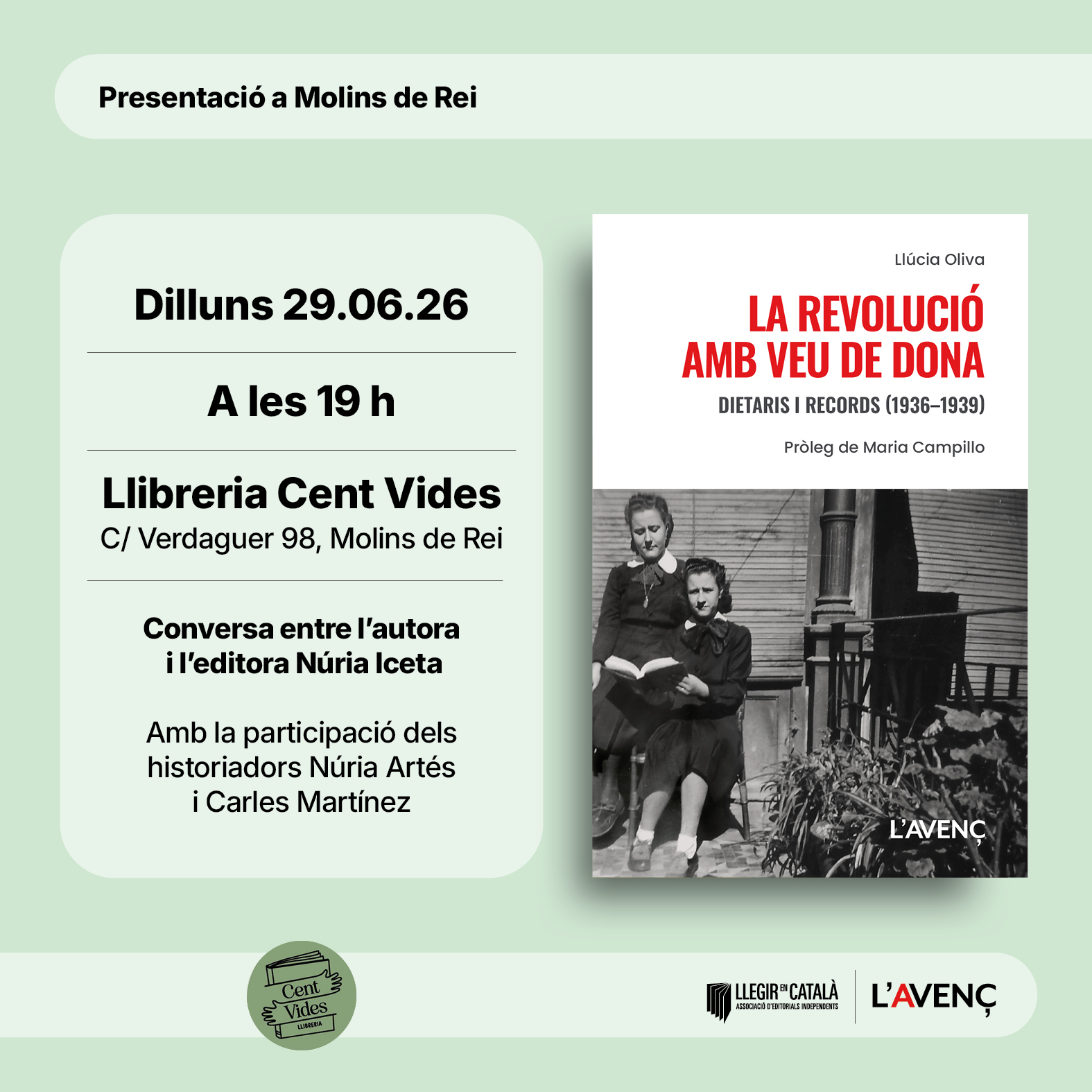 Presentació de 'La revolució amb veu de dona'