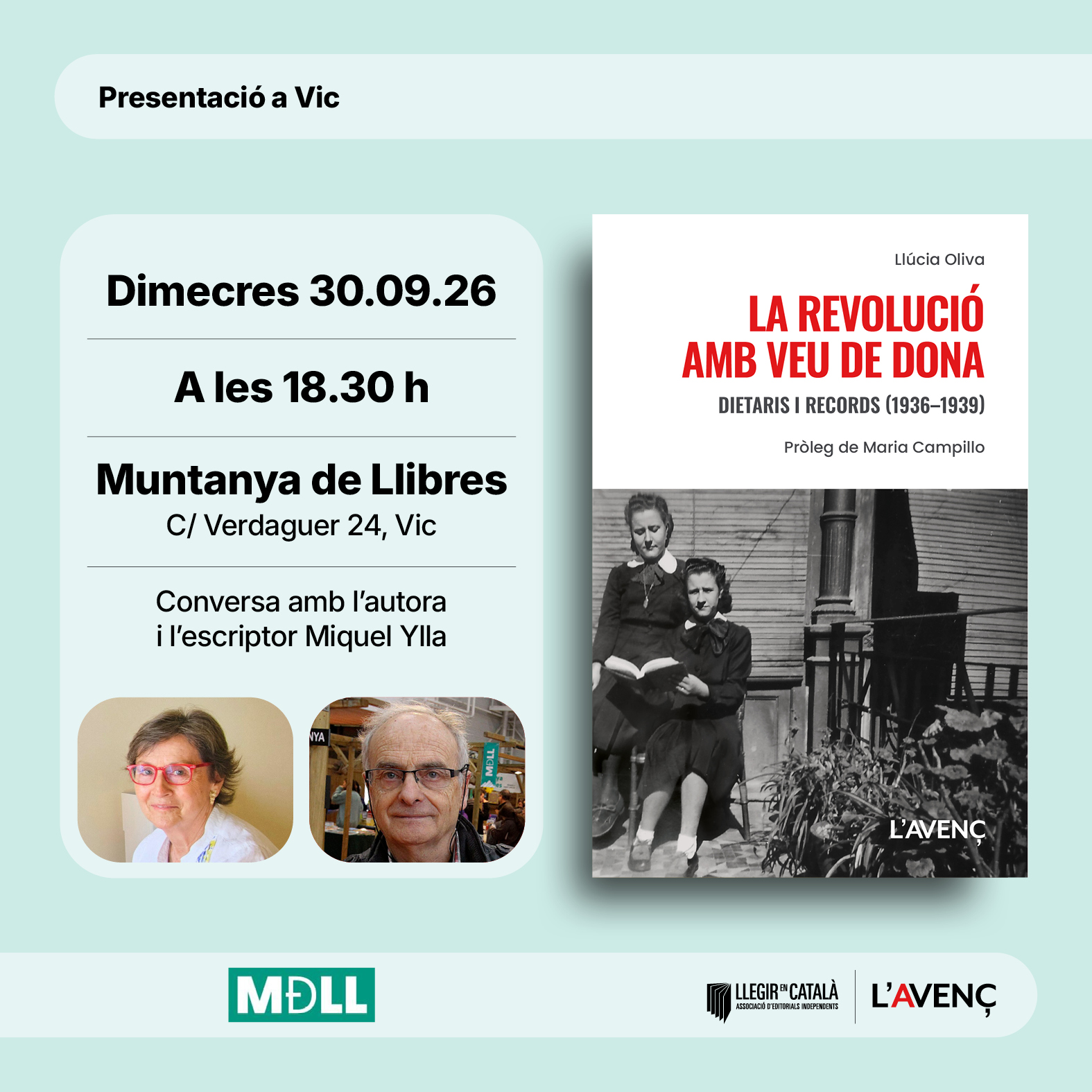 Presentació de 'La revolució amb veu de dona'