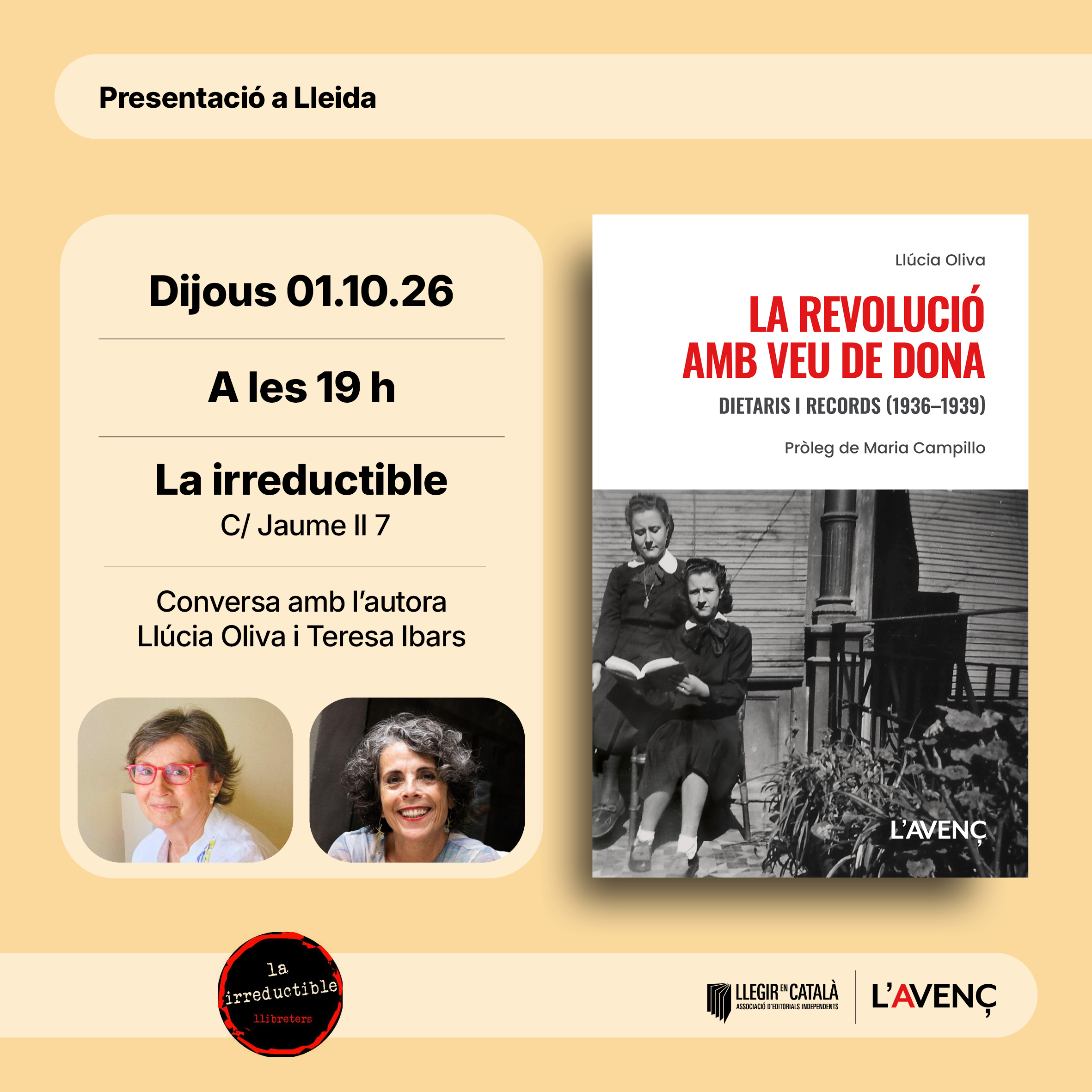 Presentació de 'La revolució amb veu de dona'