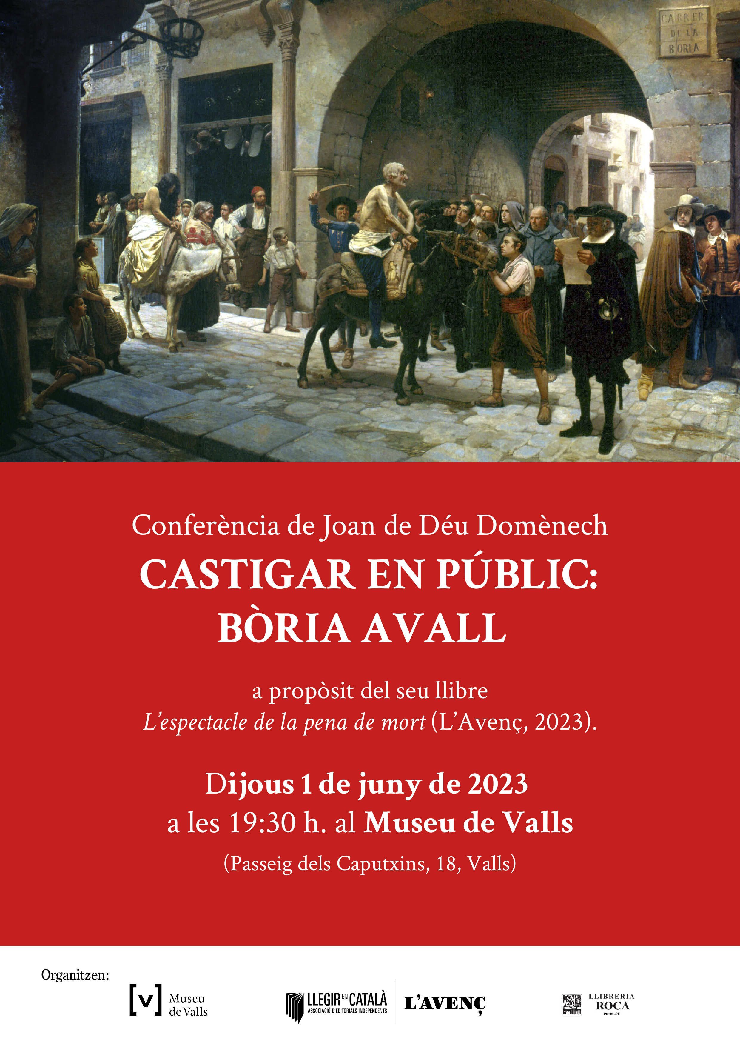 Conferència de Joan de Déu Domènech Castigar en Públic: Bòria Avall